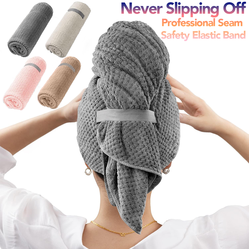 Golf Towel - Microfiber Hair Towel Extra Large Wrap