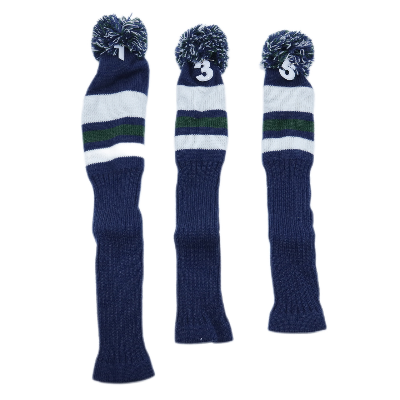 Golf Driver - Navy Blue Knitted Golf Wood Headcovers