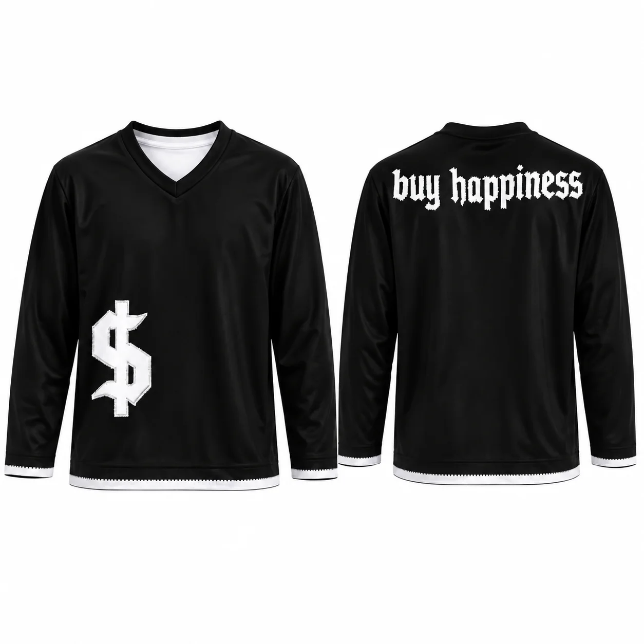 Mens V Neck Sweater Dollar Sig - Golf Tees recension och pris