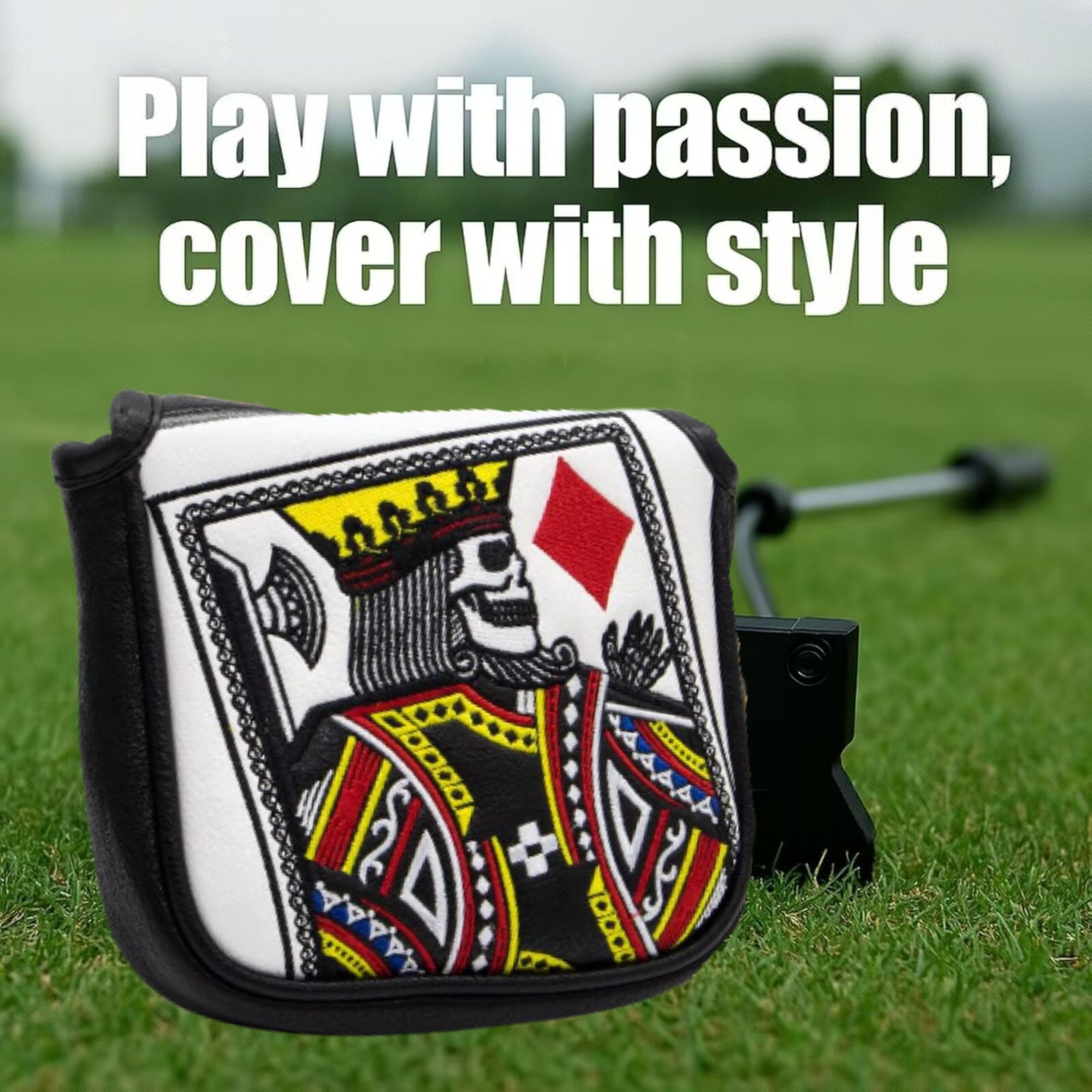 King Of Hearts Embroidered Mal - Golf Tees recension och pris